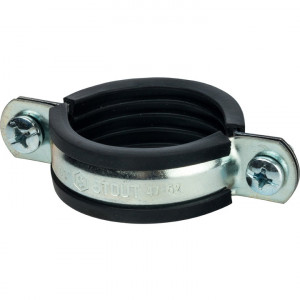 STOUT SAC-0020-Комплекты для труб: хомут, шуруп, дюбель пластиковый 1 1/2"(47-52)