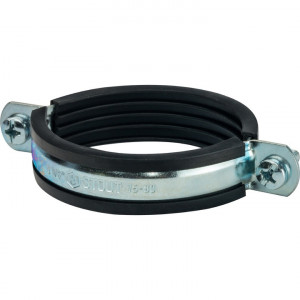 STOUT SAC-0020-Комплекты для труб: хомут, шуруп, дюбель пластиковый 2 1/2"(75-80)