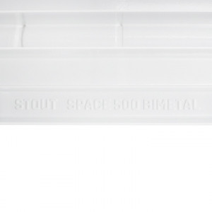 STOUT Space 500 10 секций радиатор биметаллический боковое подключение RAL9016
