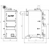 Твердотопливный котел Altep Duo Plus 31 кВт