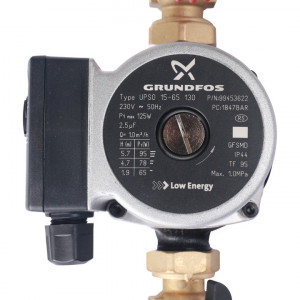 STOUT SDG-0001 Насосная группа с прямым контуром 3/4" с насосом Grundfos UPSO 15-65 130 в теплоизоляции