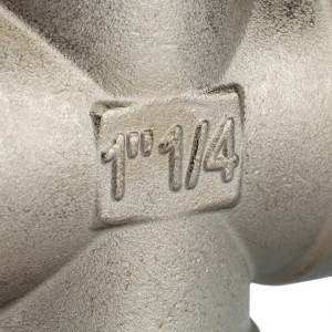 STOUT Крестовина ВВ никелированная 1"1/4