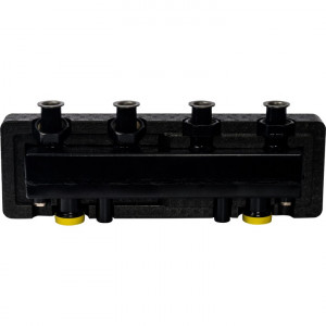 STOUT SDG-0018 Стальной распределительный коллектор 2 отопительных контура с гидравлическим разделителем DN 25