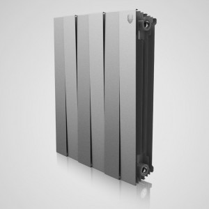 Секционный радиатор Royal Thermo Piano Forte 500 (серебристый) (1 секция)