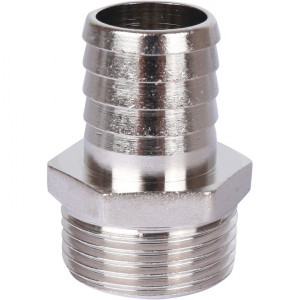 STOUT Штуцер НР никелированный 1"x25
