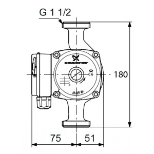 Насос циркуляционный Grundfos UPS 25-40 (для системы отопления)