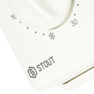 STOUT STE-0001 Комнатный проводной термостат TI-N с переключателем зима-лето и светодиодом